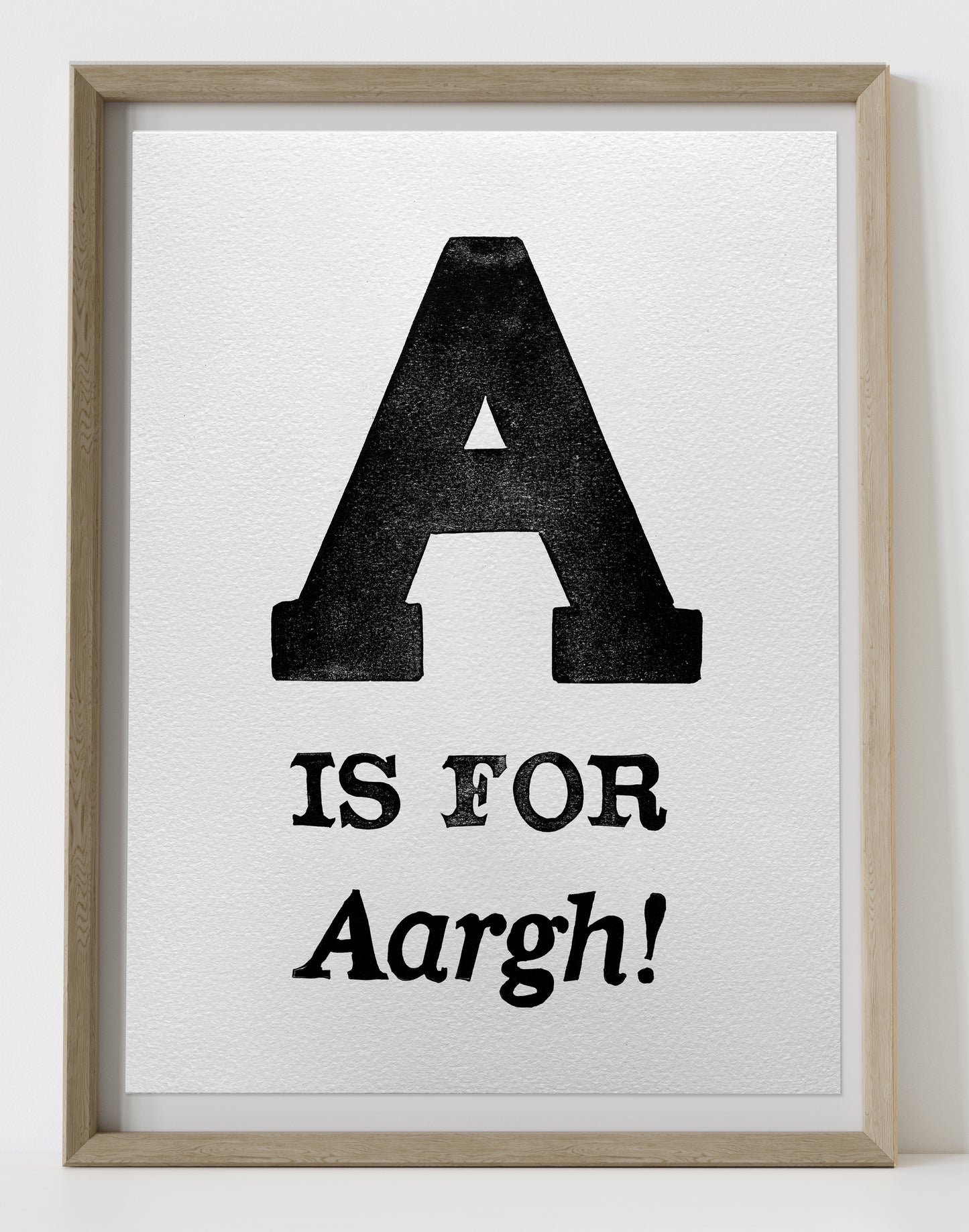 A is for Aargh