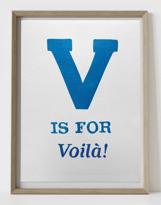 V is for Voilà!