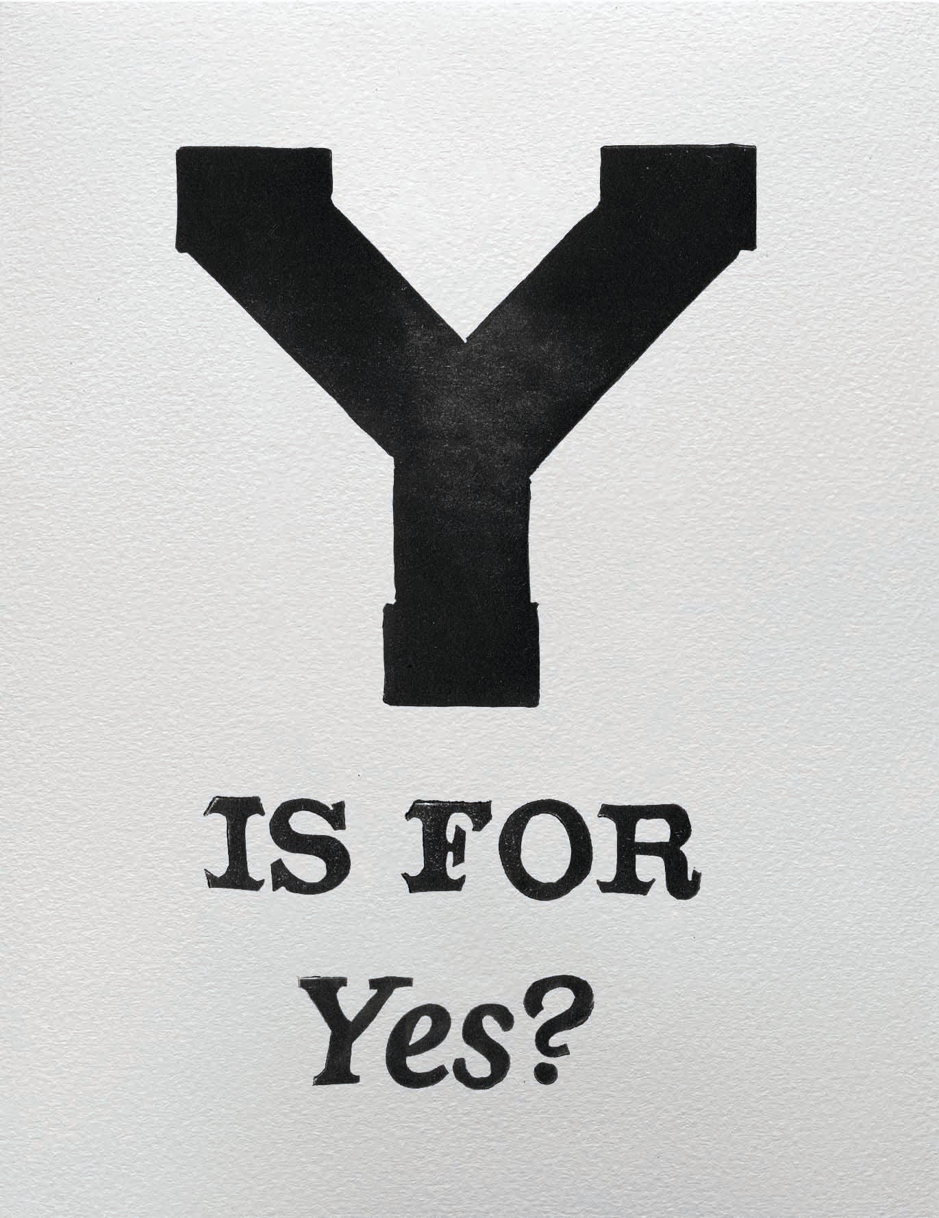 Y is for Yes?