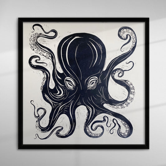 Prussian Blue Octopus