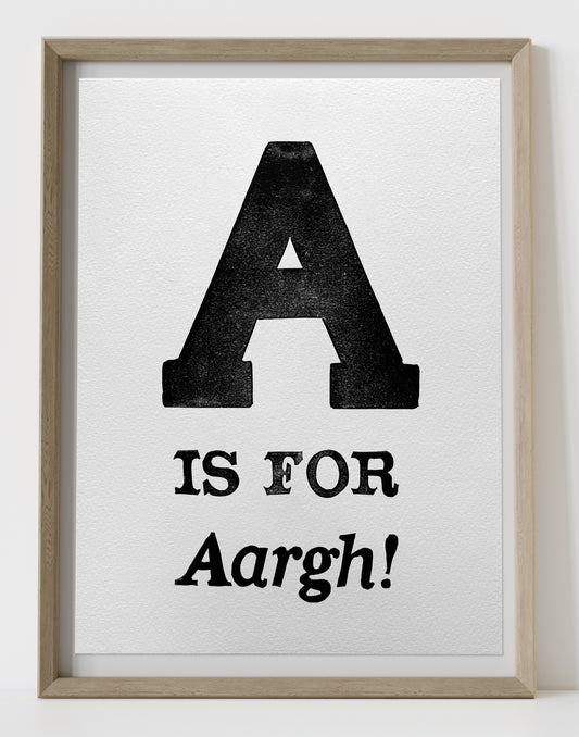 A is for Aargh