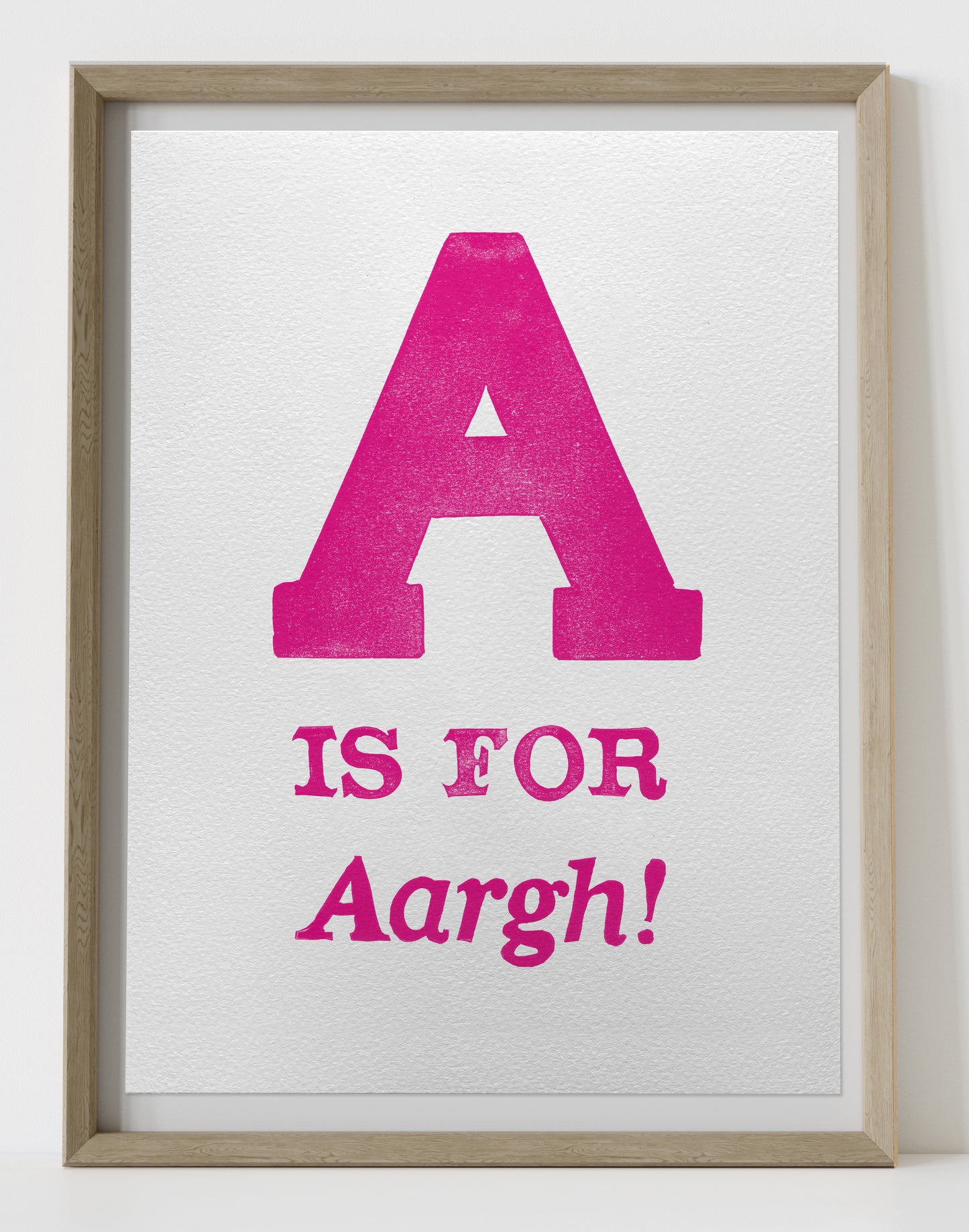 A is for Aargh