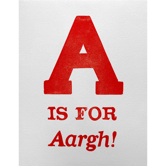 A is for Aargh