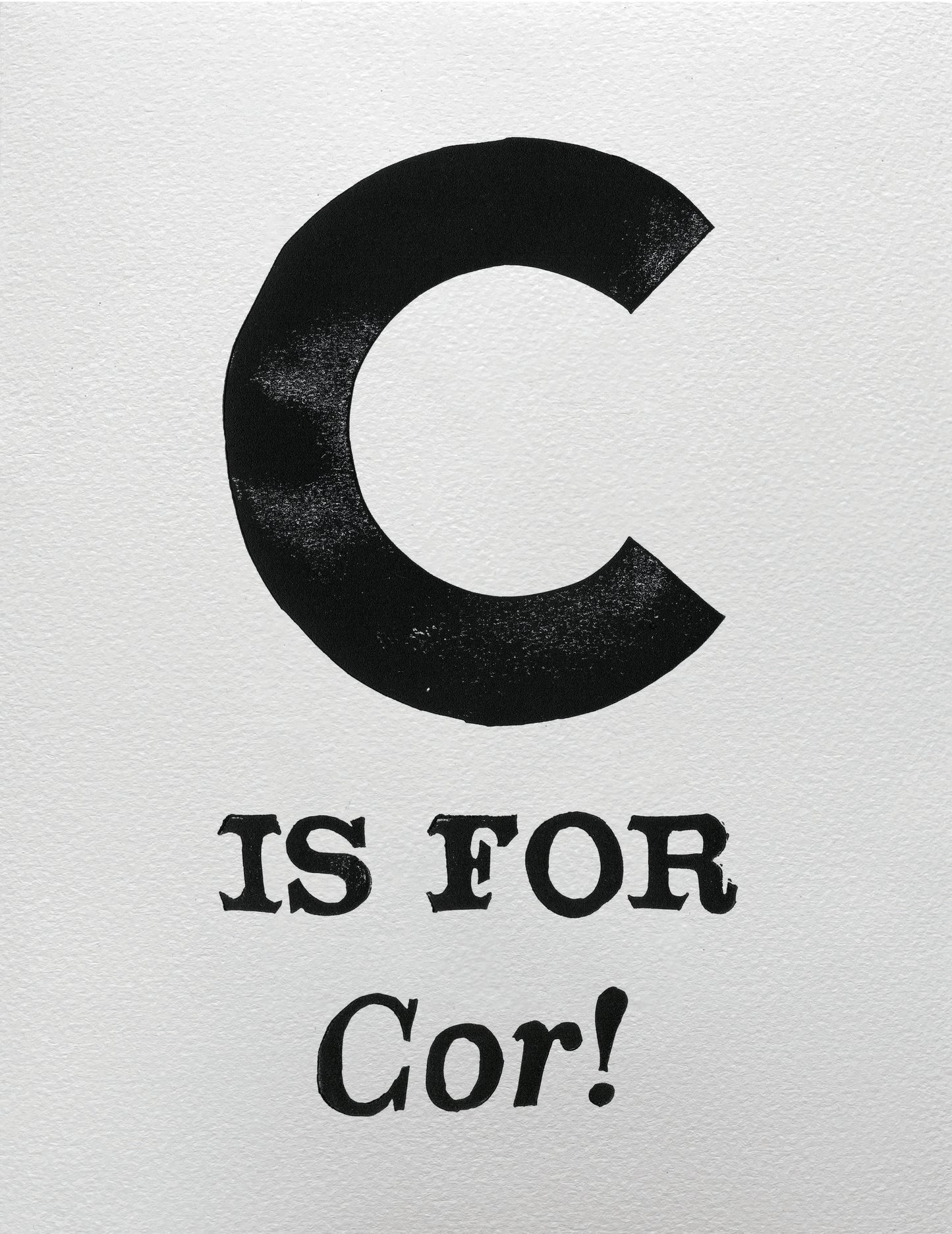 C is for Cor!