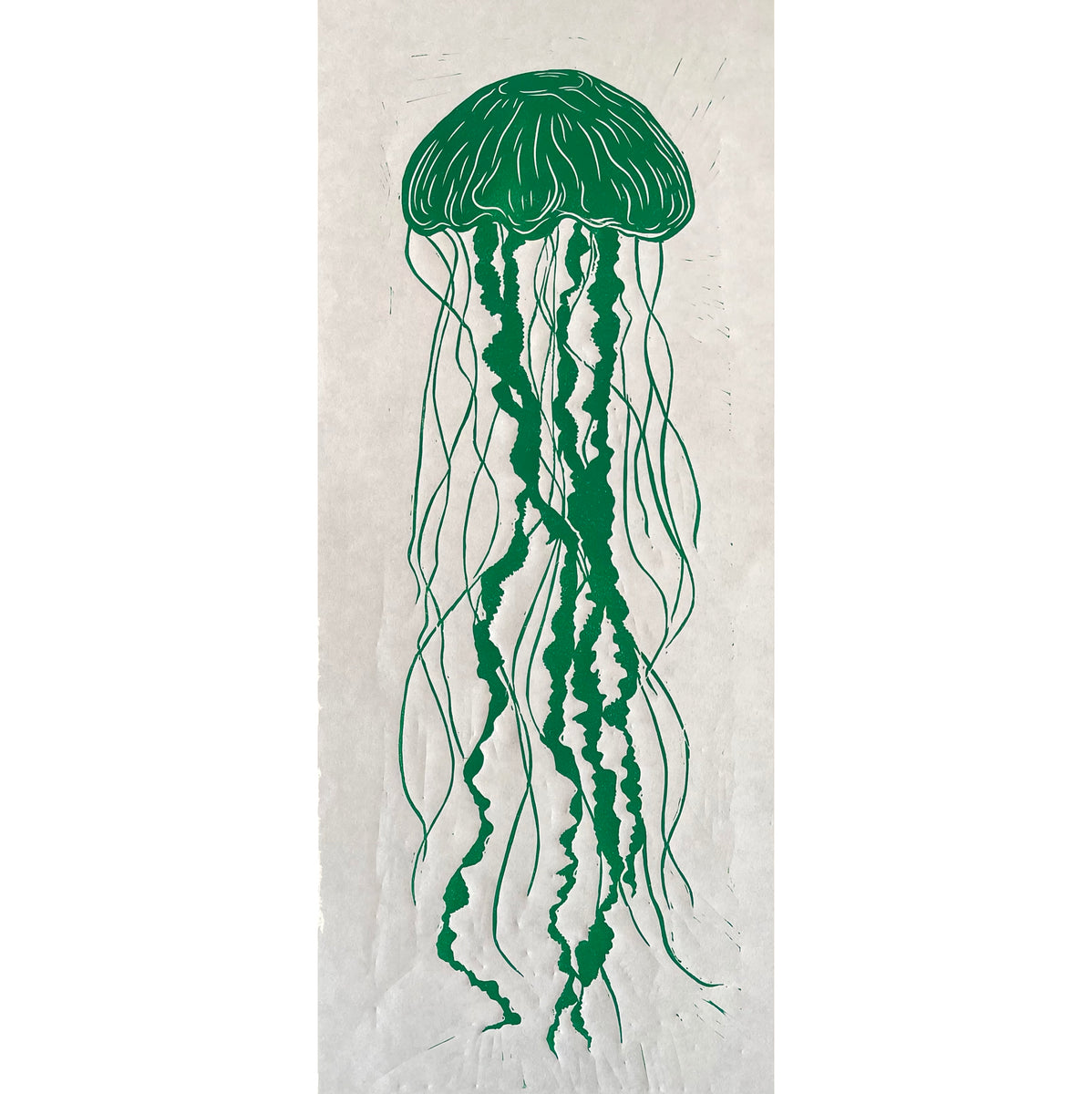 Dark Green Jellyfish – James Nunn Art