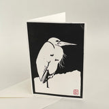 Heron – Handmade Greetings Card