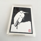 Heron – Handmade Greetings Card