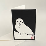 Snowy Owl – Handmade Greetings Card