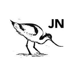 James Nunn Art Avocet Linocut Logo