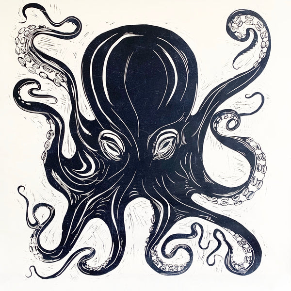 Prussian Blue Octopus